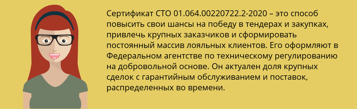 Получить сертификат СТО 01.064.00220722.2-2020 в Всеволожск